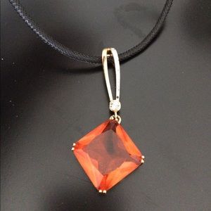 Choker with Crystal pendant